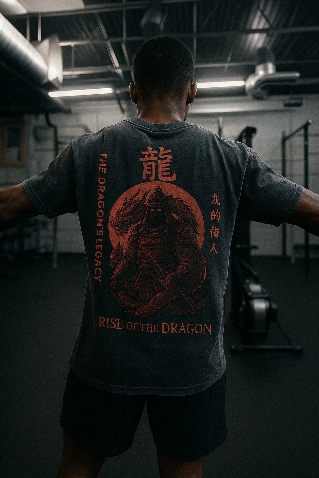 龍 Heritage Vintage Wash T
