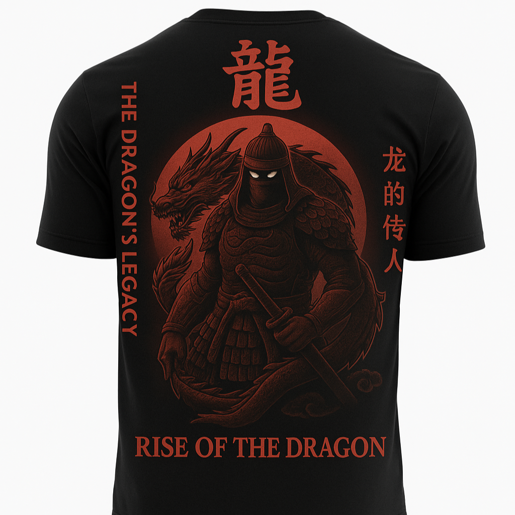 龍 Heritage Vintage Wash T